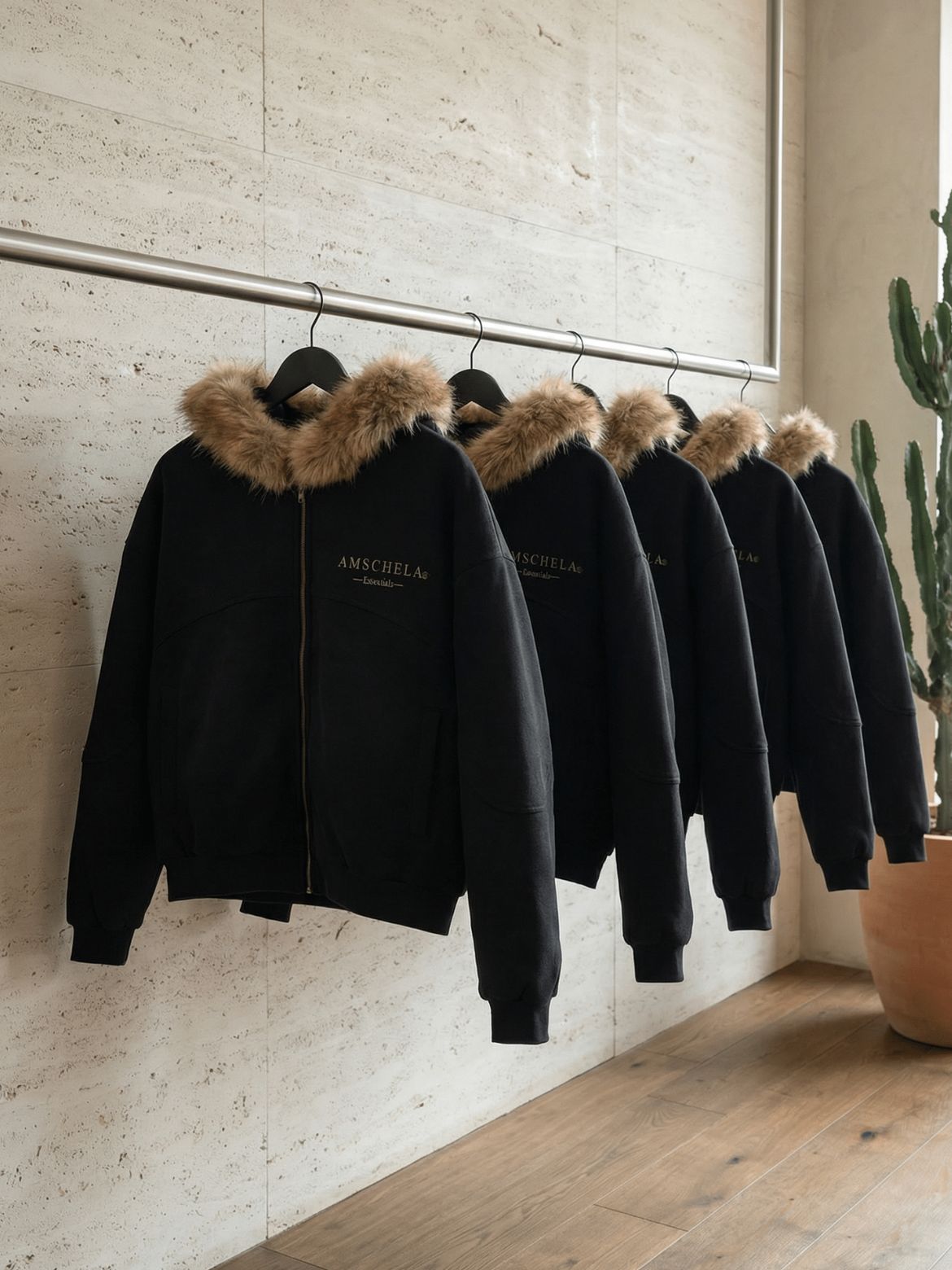 Sage Fur Trim Jacket 6