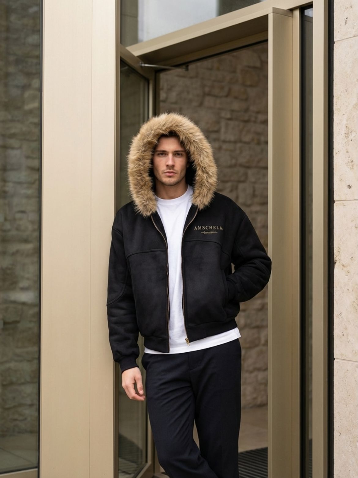 Sage Fur Trim Jacket 8