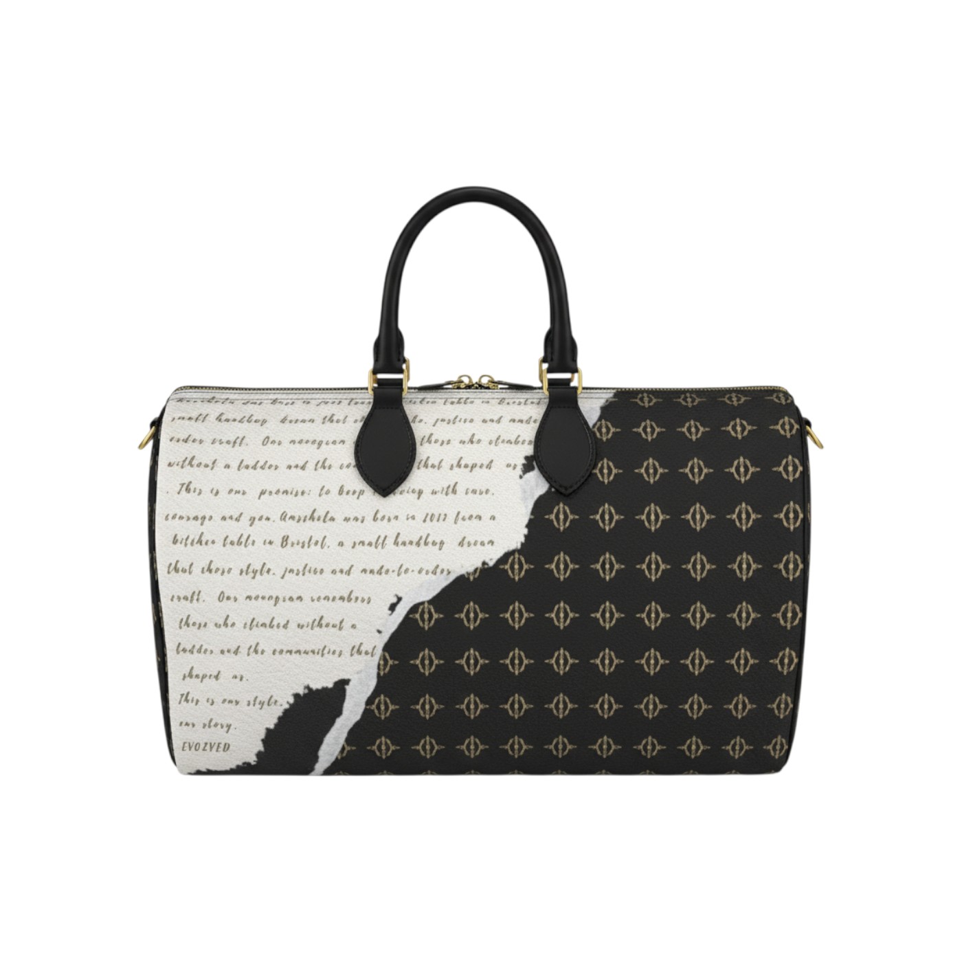 House Letter Dufton – Classic Monogram Large Duffle Bag