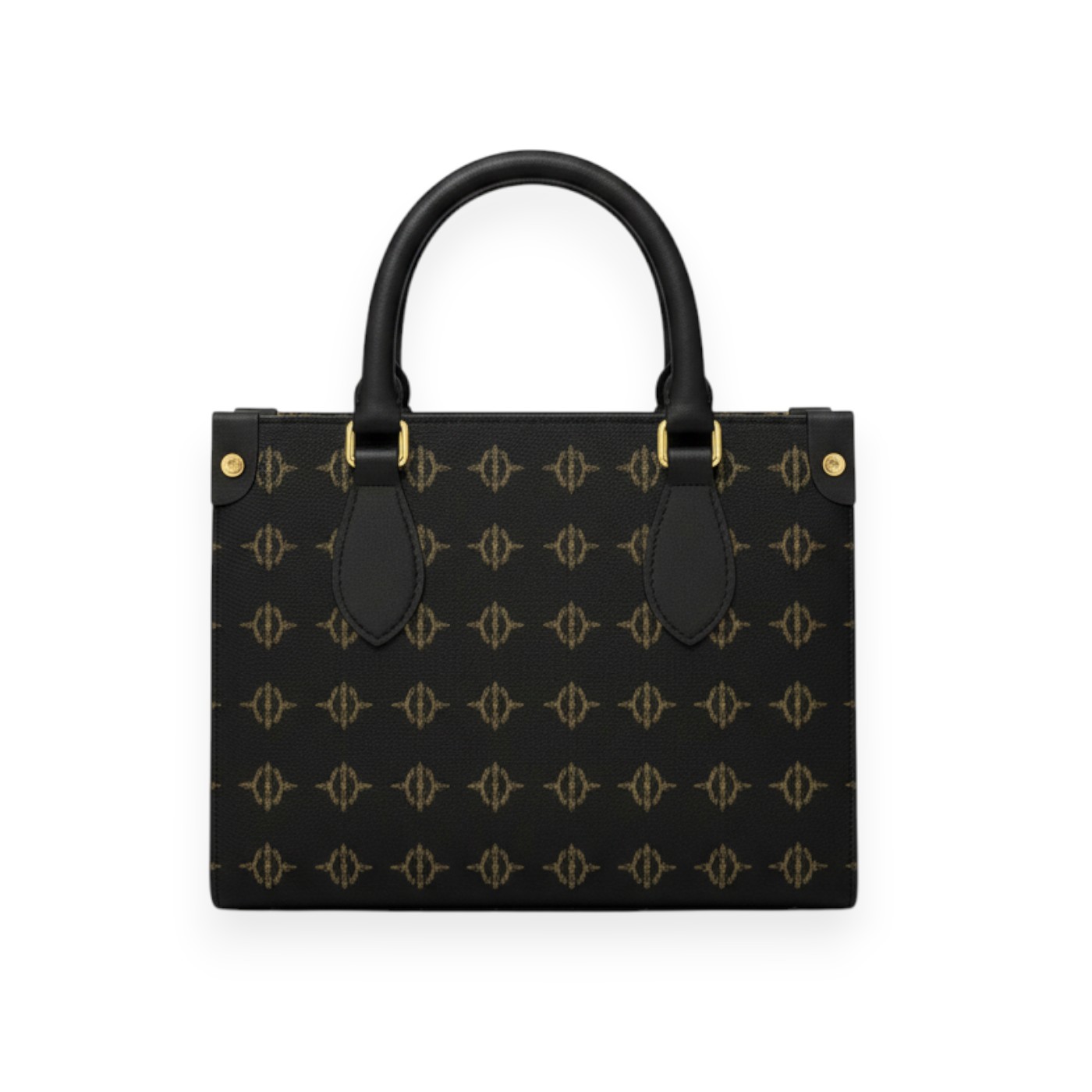 Noir Mono Mini Tatum – Classic Monogram Black Label Mini Tote
